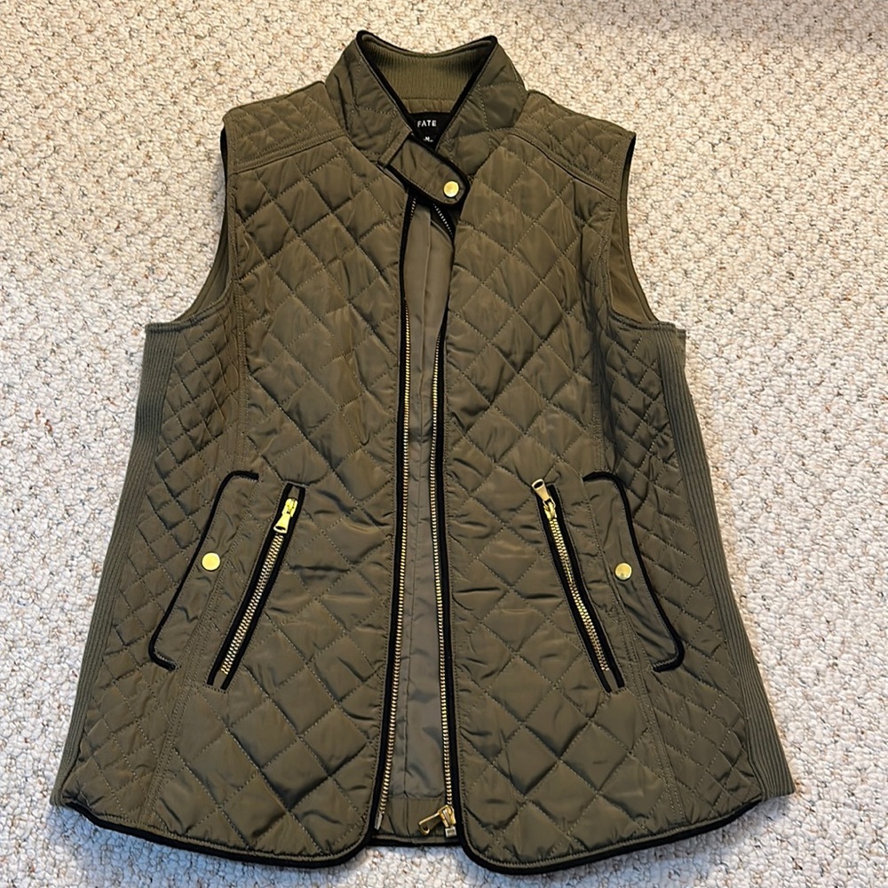 Never worn dark green vest